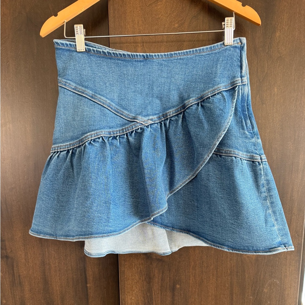 MOTHER BRSND DENIM SKIRT